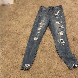 Ripped denim jeans from American Eagle